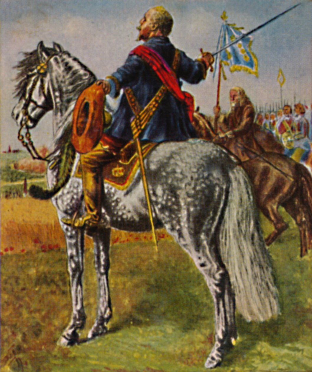 Gustav Adolf 1594-1632. Efter maleriet af W. Camphausen, 1934. af Unbekannt