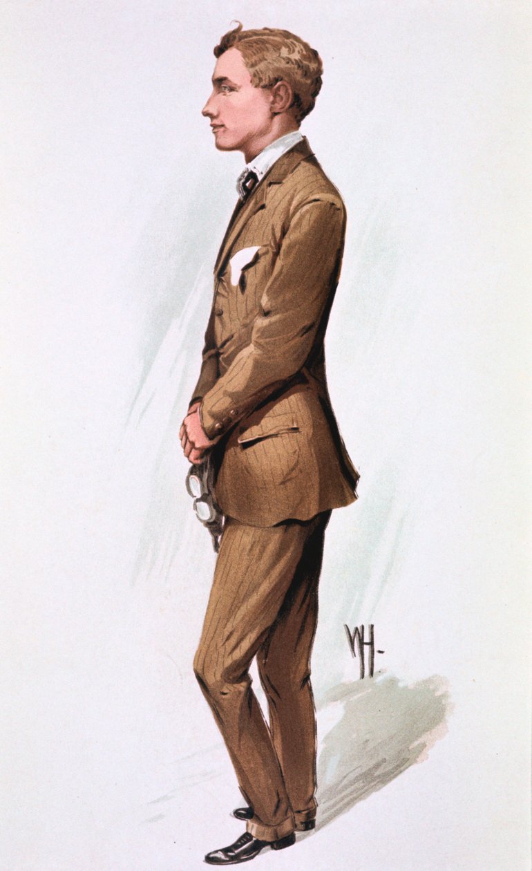 Gustave Hamel, britisk luftfartspioner, 1913 af Unbekannt