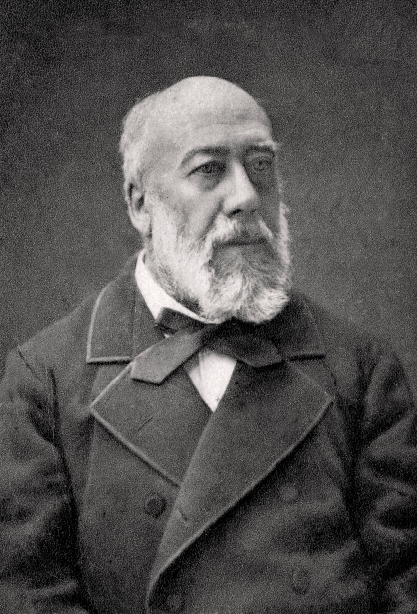 Gustave Nadaud, fransk sangskriver, 1880 af Unbekannt