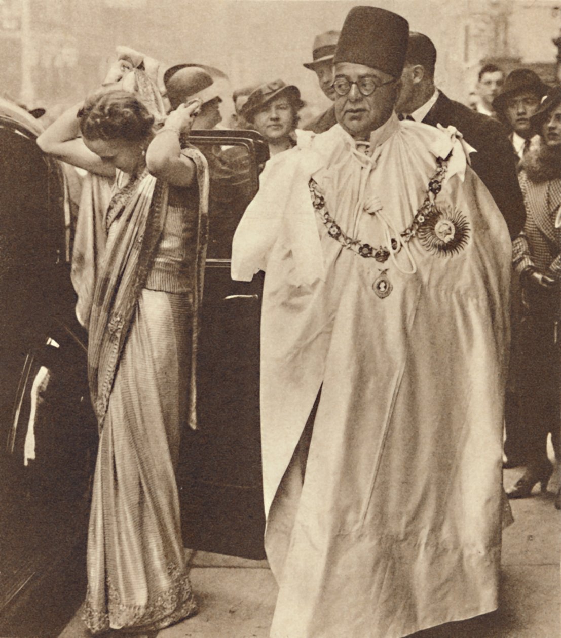 H.H. Prins Aga Khan og Begum Aga Khan, 12. maj 1937 af Unbekannt