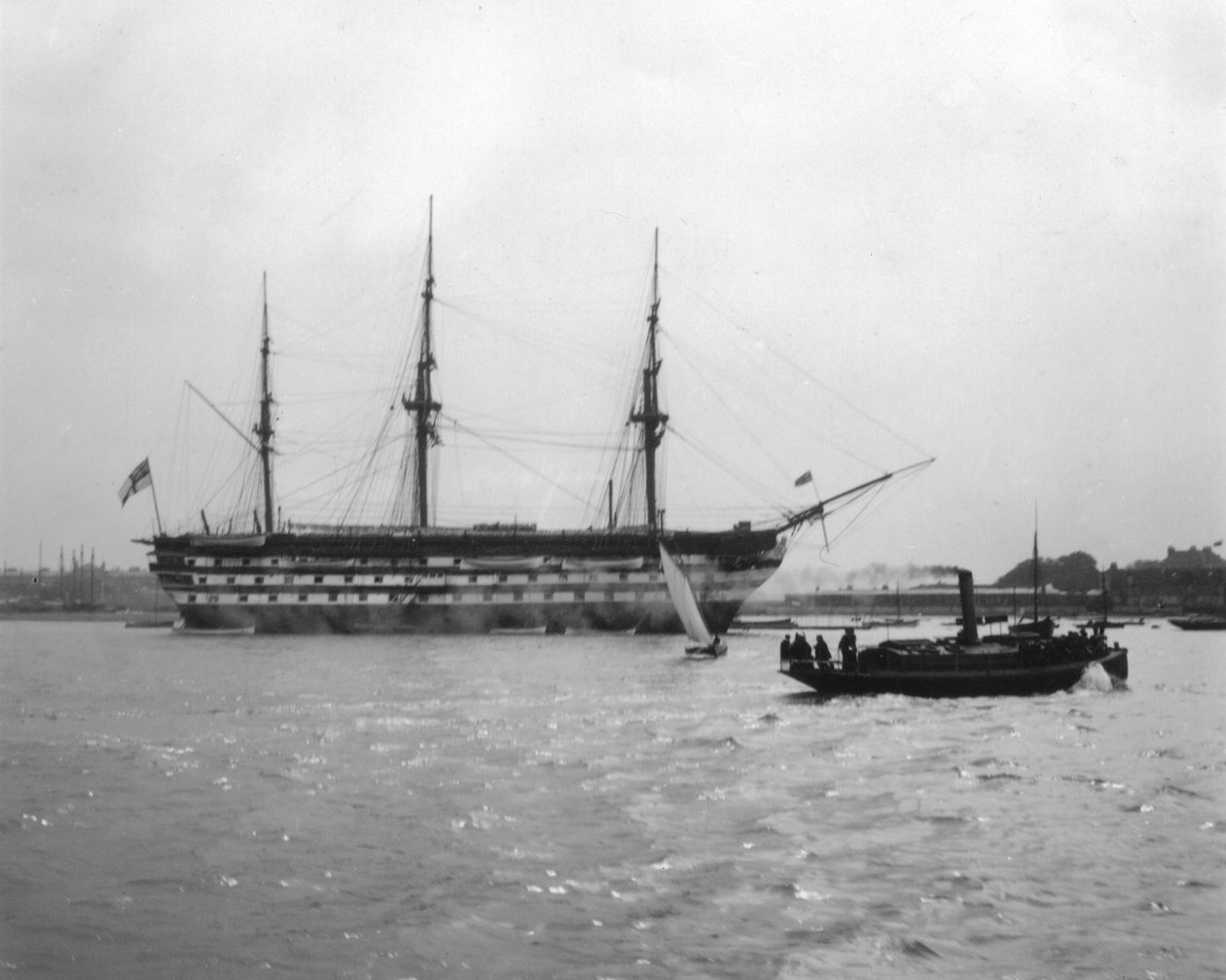 HMS Victory, Isle of Wight, England, 1912 af Unbekannt