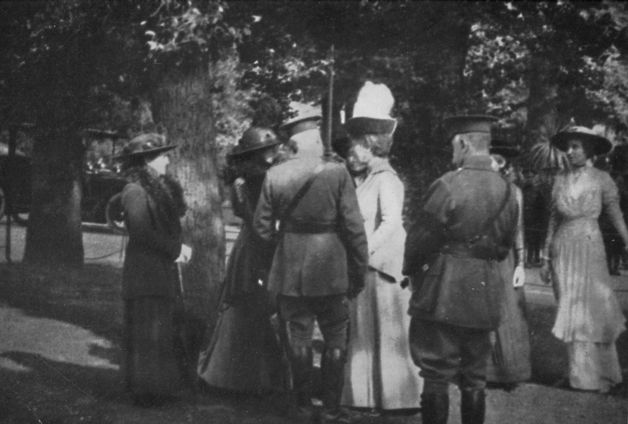 H.M. Dronning Mary efter indsættelsen den 25. august 1915, 1939 af Unbekannt