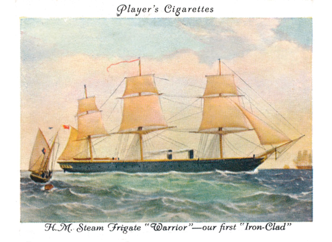 H.M. Steam Fregate Warrior - vores første jernbeklædte, 1936. af Unbekannt