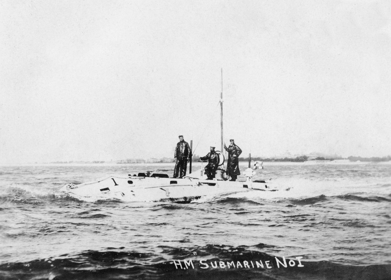 HM Ubåd No1, c1908 af Unbekannt