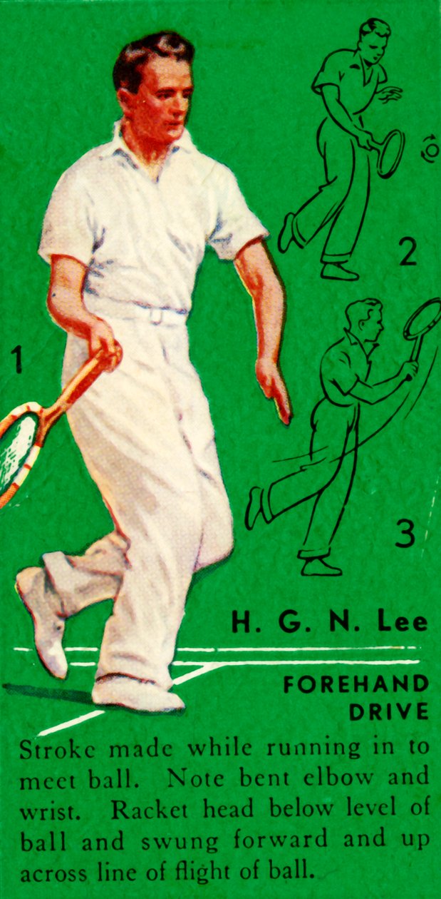 H. G. N. Lee - Forehand Drive, c1935. af Unbekannt