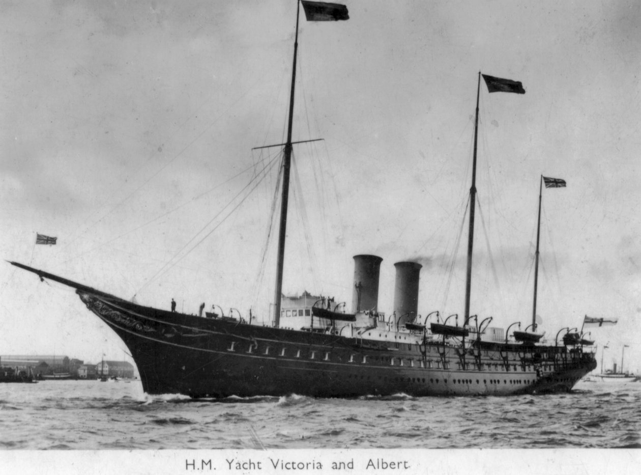 HM Yacht Victoria og Albert, 1900 af Unbekannt