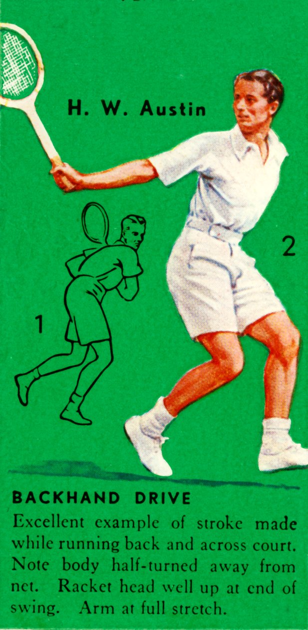 H. W. Austin - Backhand Drive, c1935. af Unbekannt