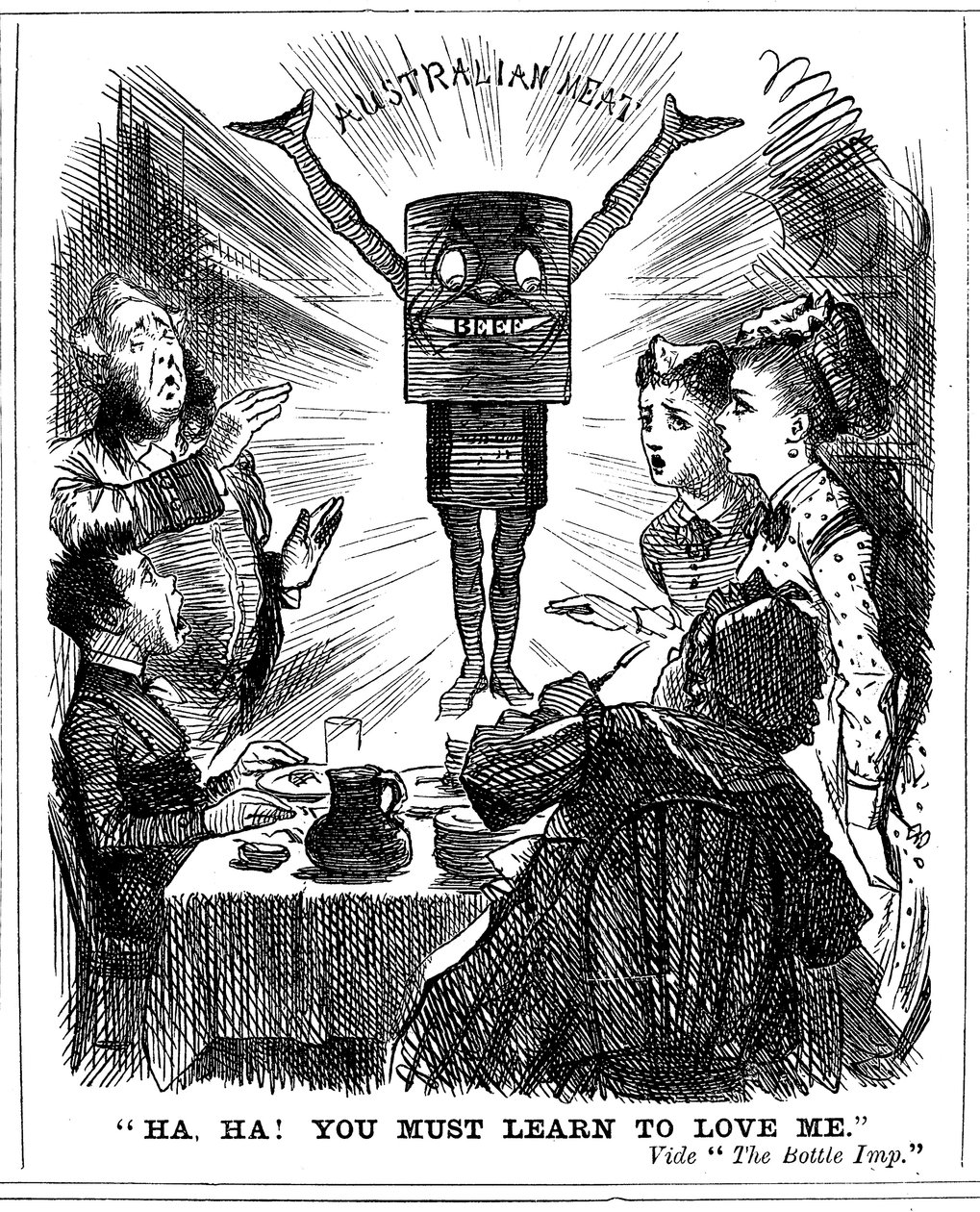 Ha, Ha! Du skal lære at elske mig, 1873 af Unbekannt