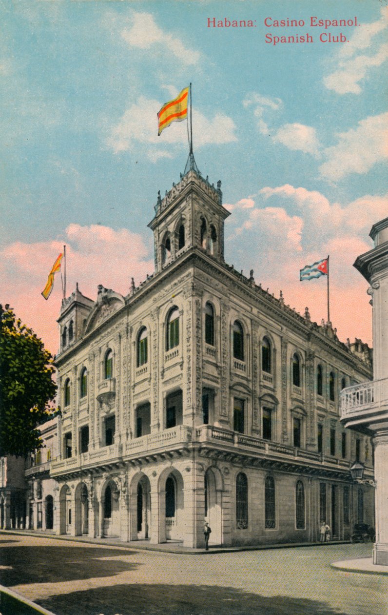 Habana: Casino Espanol. Spansk klub, c1910 af Unbekannt