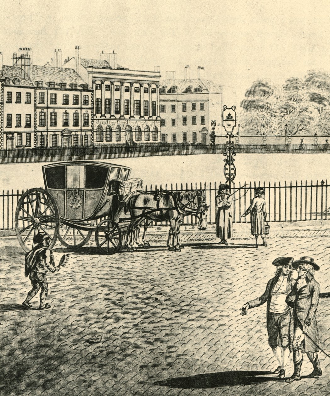 Hackney-Coach, 1787, 1925. af Unbekannt