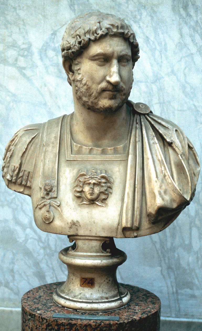 Hadrian, romersk kejser fra 117 af Unbekannt