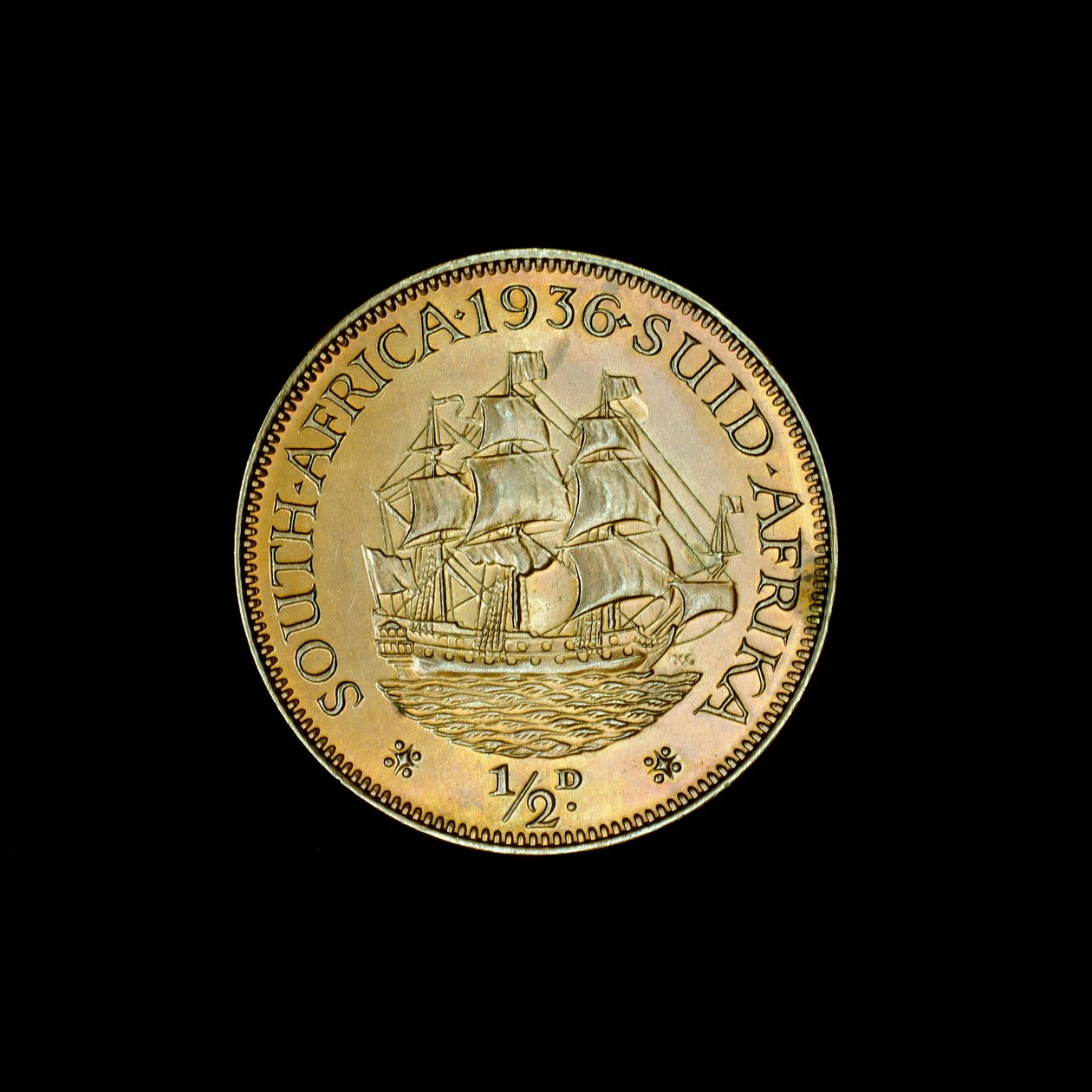 Half-Penny Coin, Sydafrika af Unbekannt