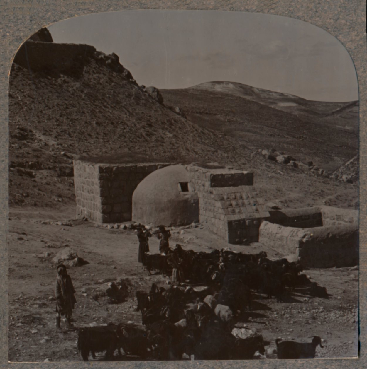 Halvvejs kro på Jerikos rejse, ca. 1900 af Unbekannt