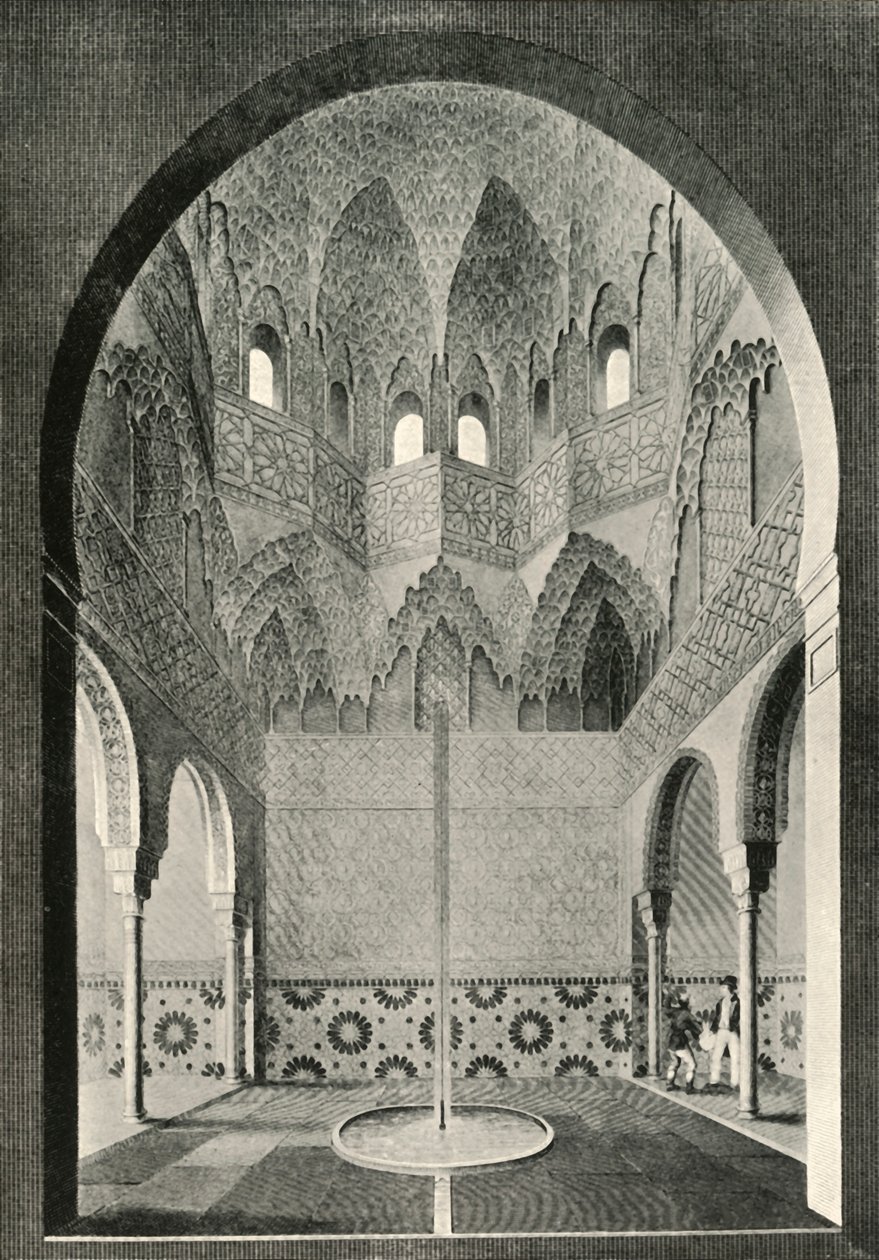 Hall of the Abencerrages, 1800-tallet, 1907. af Unbekannt