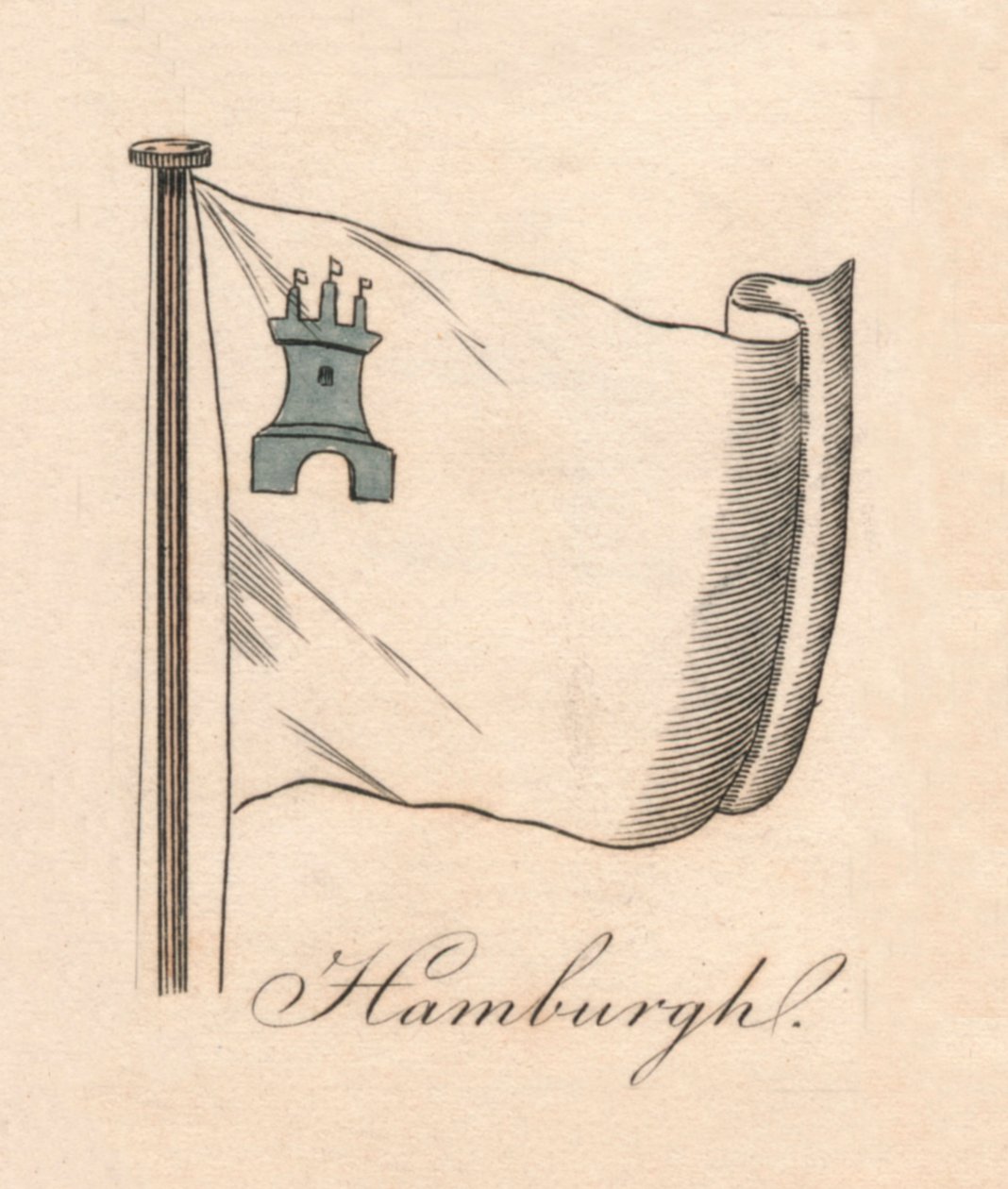 Hamborg, 1838 af Unbekannt