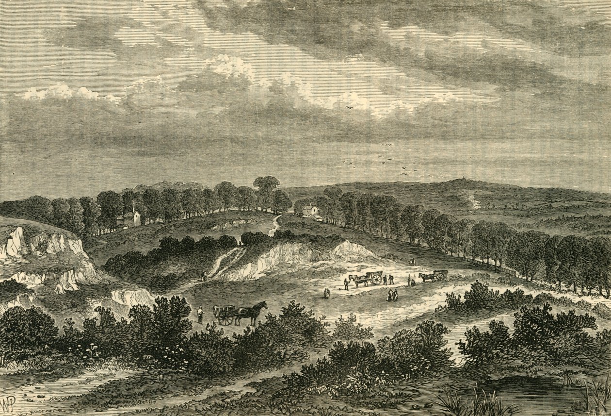 Hampstead Heath i 1840, c1876. af Unbekannt