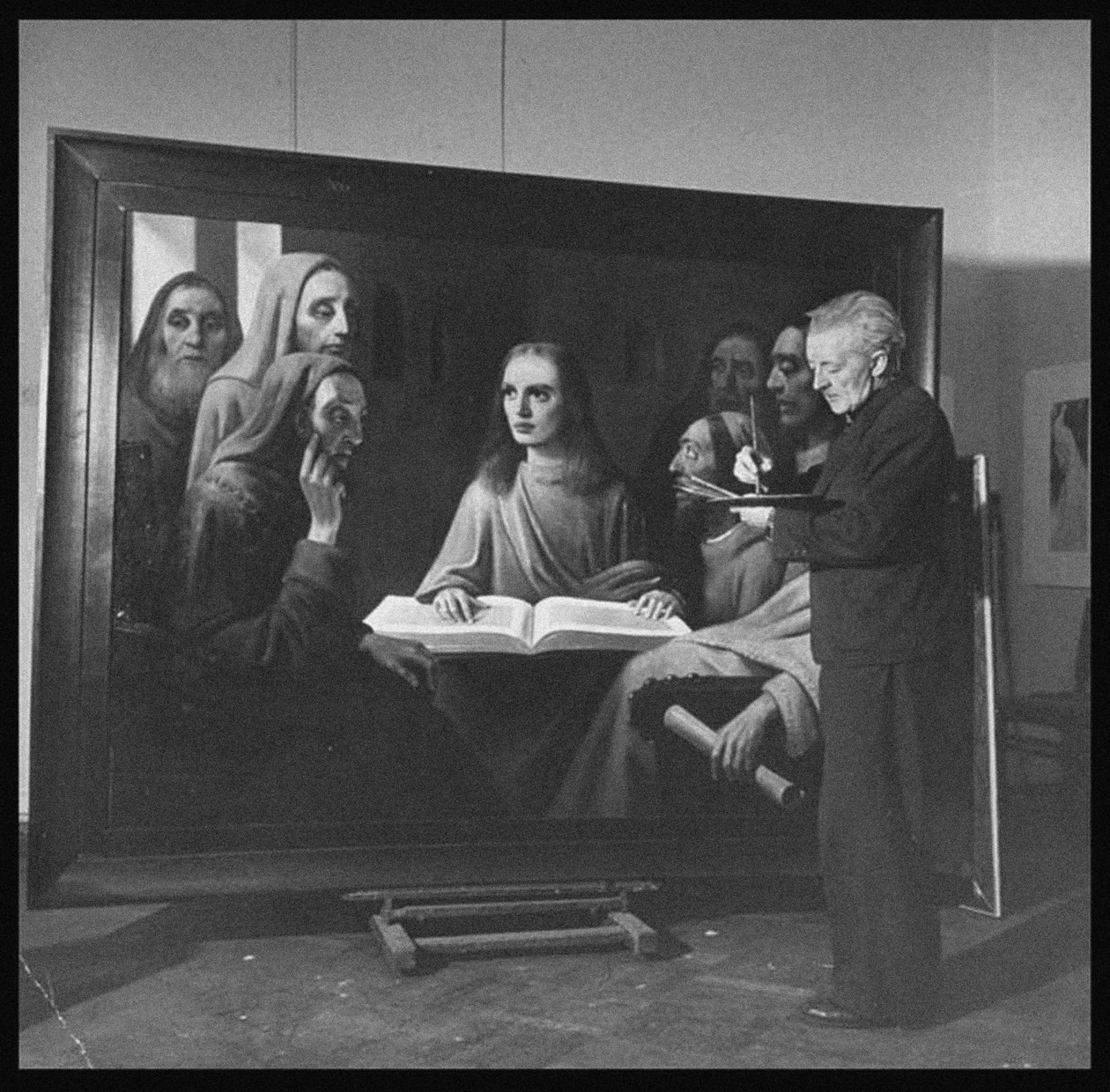 Han van Meegeren maleri Jesus blandt lægerne, 1945 af Unbekannt