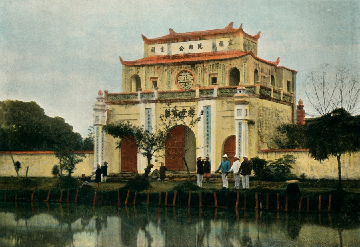 Hanoi. Pagode Du Kinh Luoc, Hanoi. Kinh Luoc Pagoda, 1900. af Unbekannt