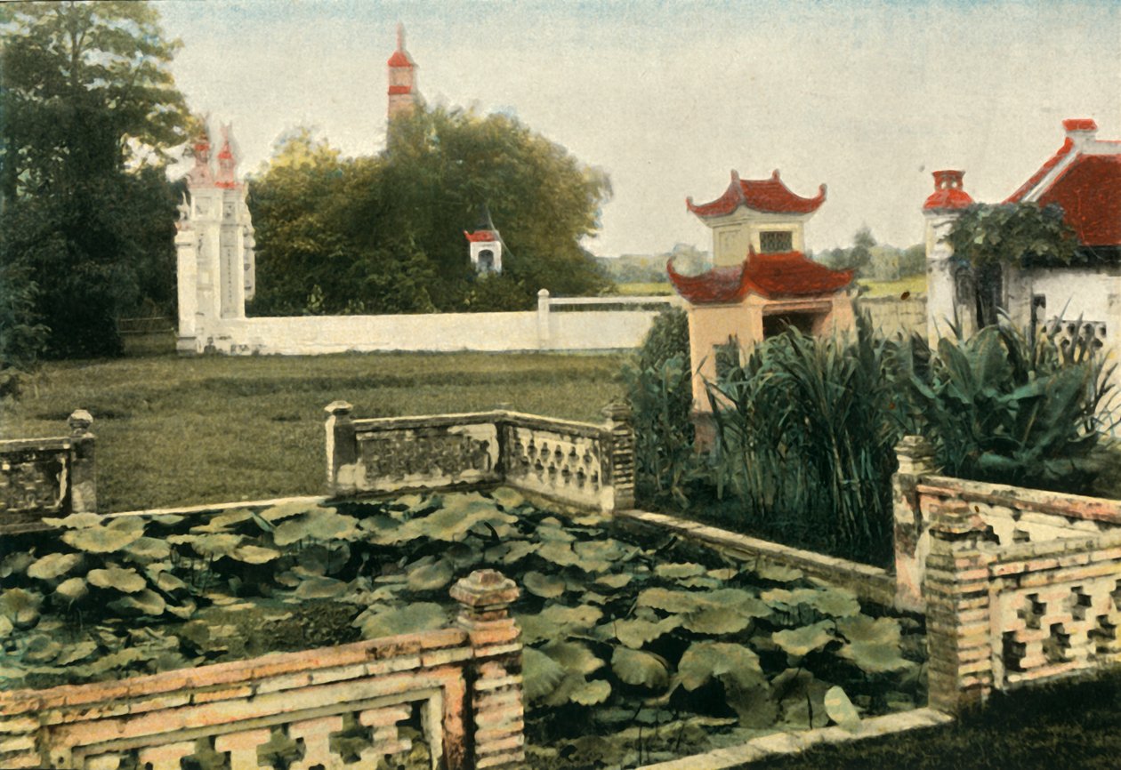 Ha Noi. Børstepagoden, Hanoi. Formål Thap Pagoda, 1900. af Unbekannt
