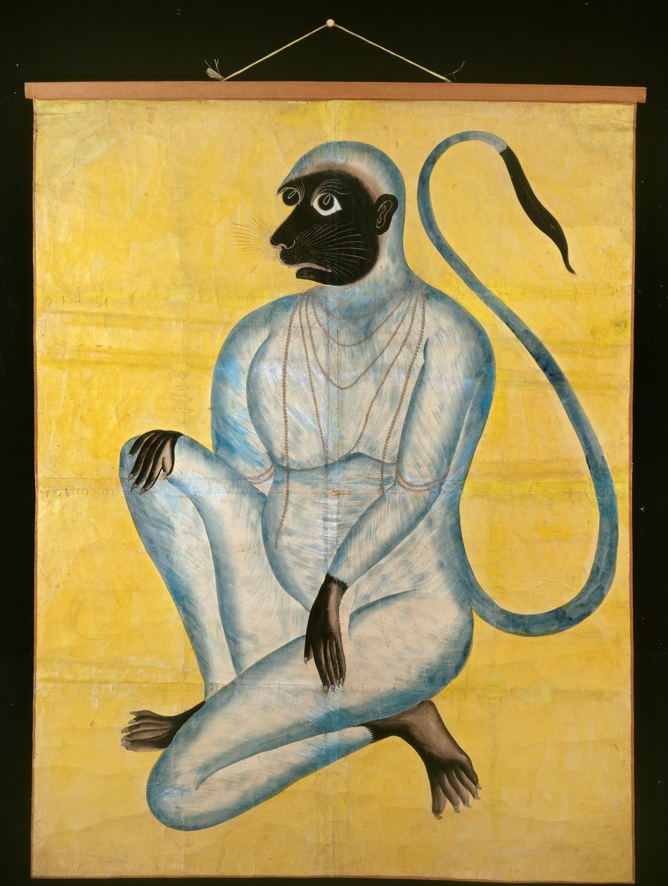 Hanuman, abeguden, c1870 af Unbekannt