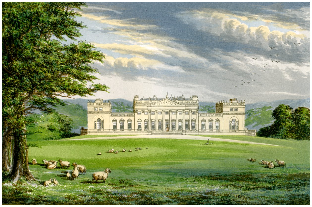 Harewood House, Yorkshire, hjemsted for jarlen af Harewood, c1880 af Unbekannt