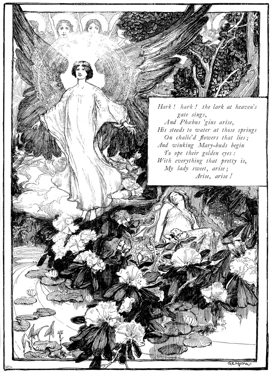 Hark! Lærken, 1895 af Unbekannt