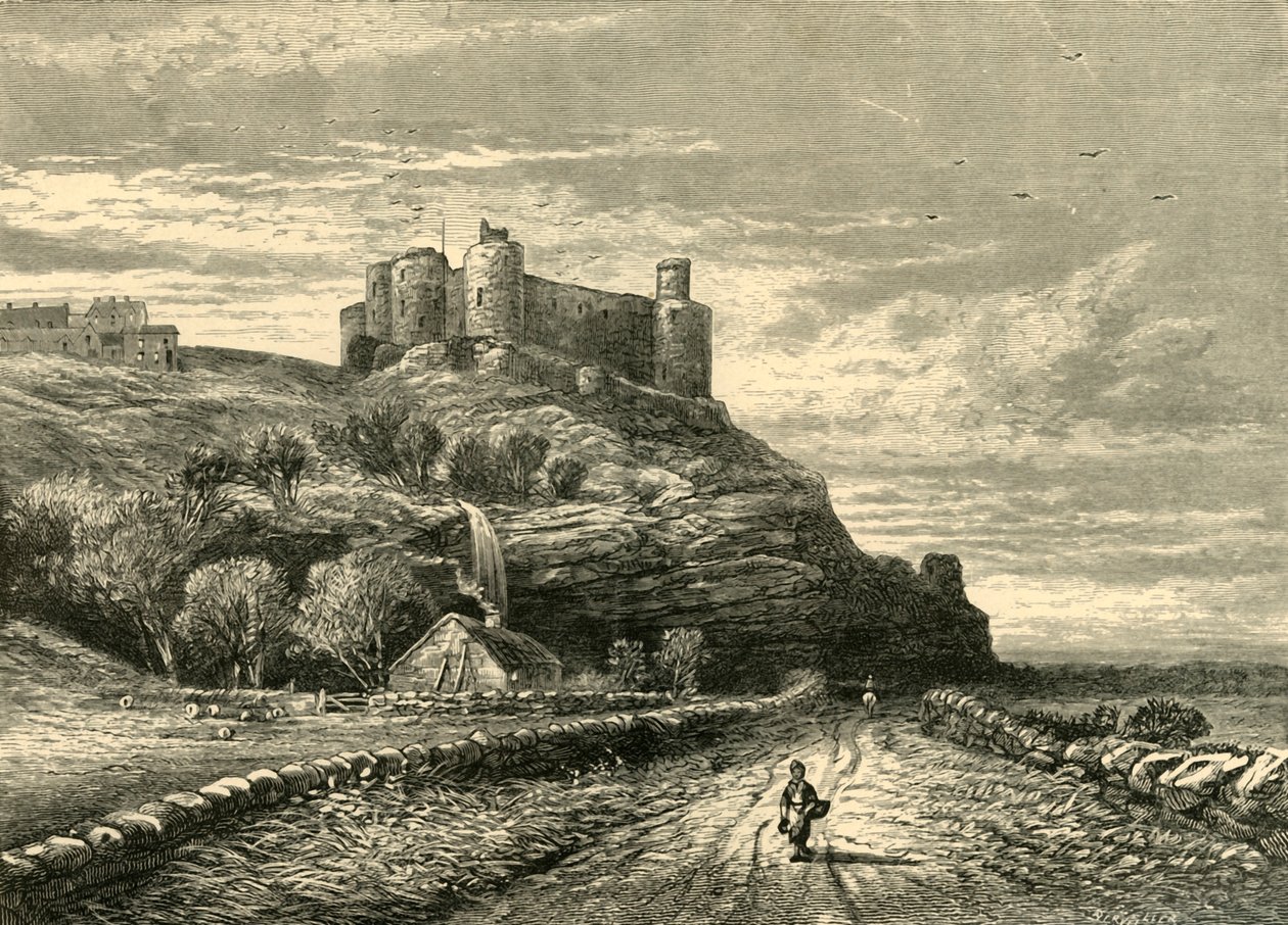 Harlech Castle, 1898. af Unbekannt