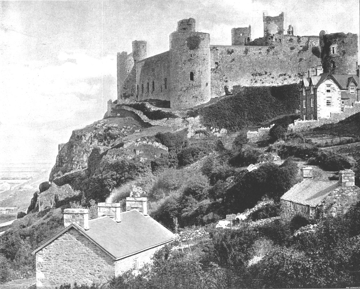 Harlech Castle, Merionethshire, Wales, 1894. af Unbekannt