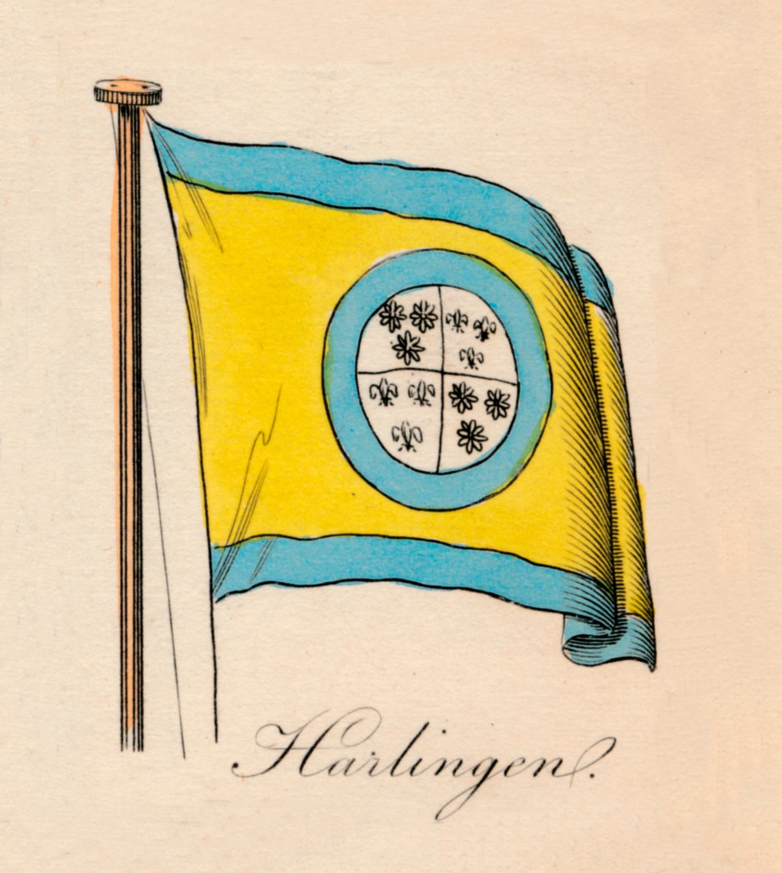 Harlingen, 1838 af Unbekannt