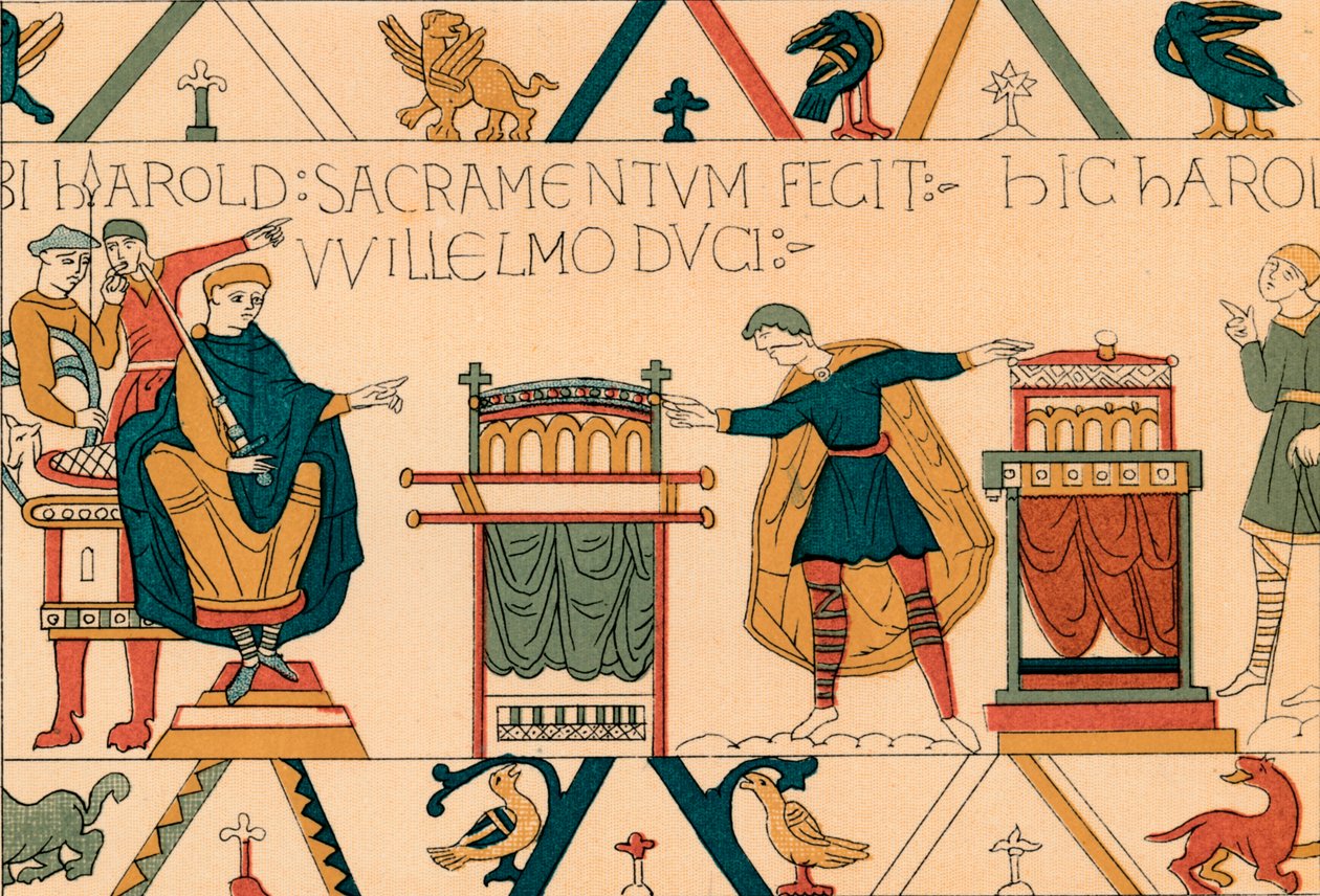 Harolds Troskabsed til William af Normandiet, 1800-tallet. af Unbekannt