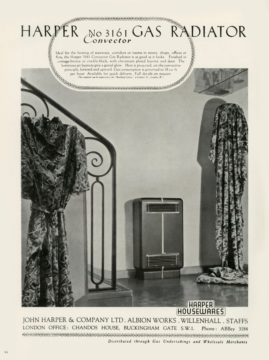Harper No 3161 Convector Gas Radiator - Harper Housewares, 1949. af Unbekannt