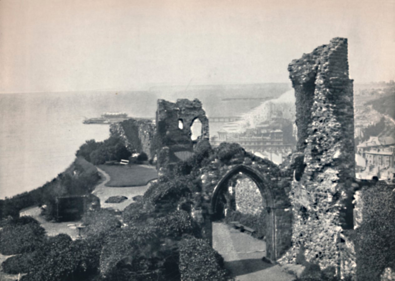 Hastings - Slottet, 1895 af Unbekannt