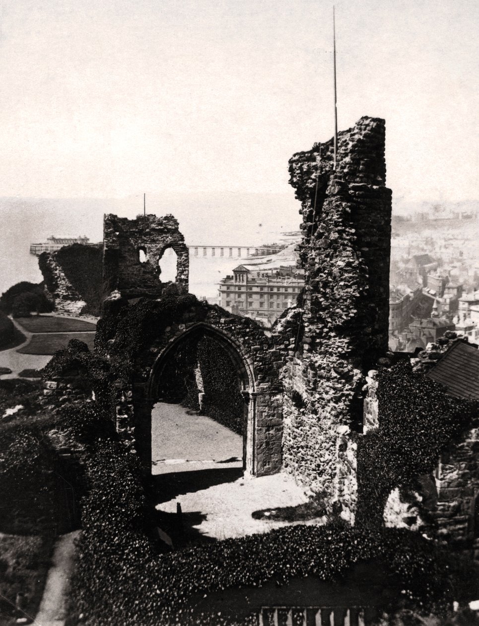 Hastings Castle, Sussex af Unbekannt
