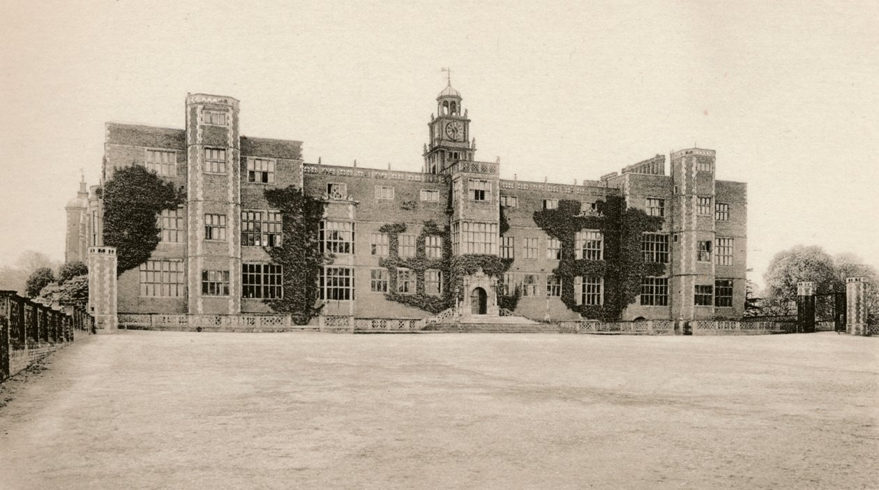 Hatfield House - North Front, c1500-tallet, 1904 af Unbekannt
