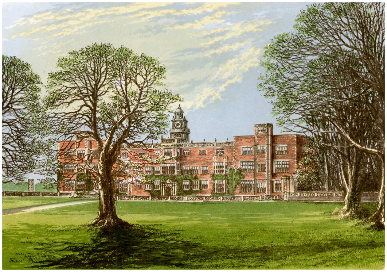 Hatfield House, Hertfordshire, hjemsted for Marquis of Salisbury, 1880 af Unbekannt