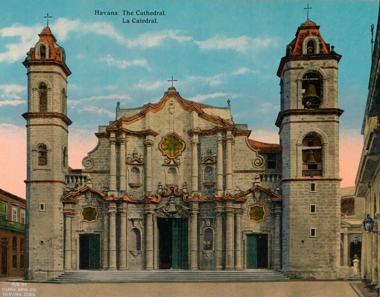 Havana Katedral, Cuba, c1920. af Unbekannt