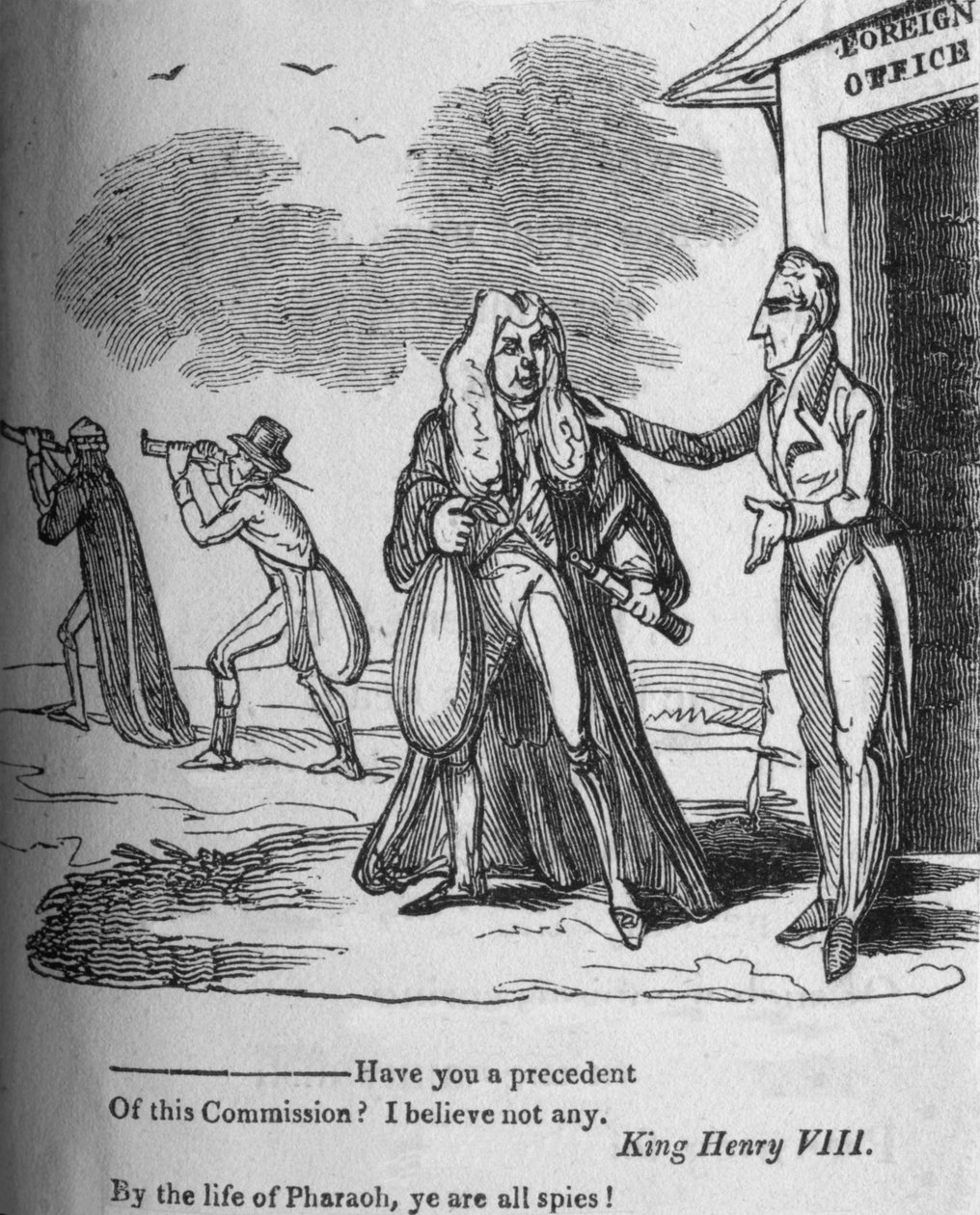 Har du en præcedens for denne kommission, tror jeg ikke nogen, c1820. af Unbekannt