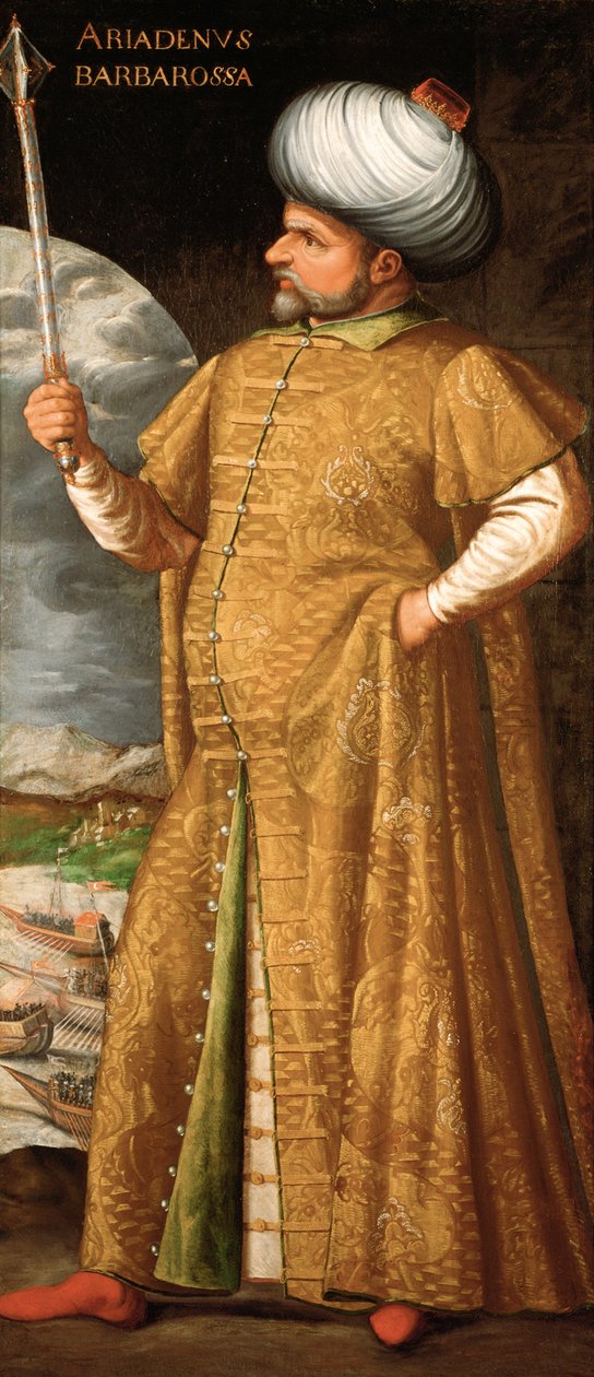 Hayreddin Barbarossa, ca. 1580. af Unbekannt