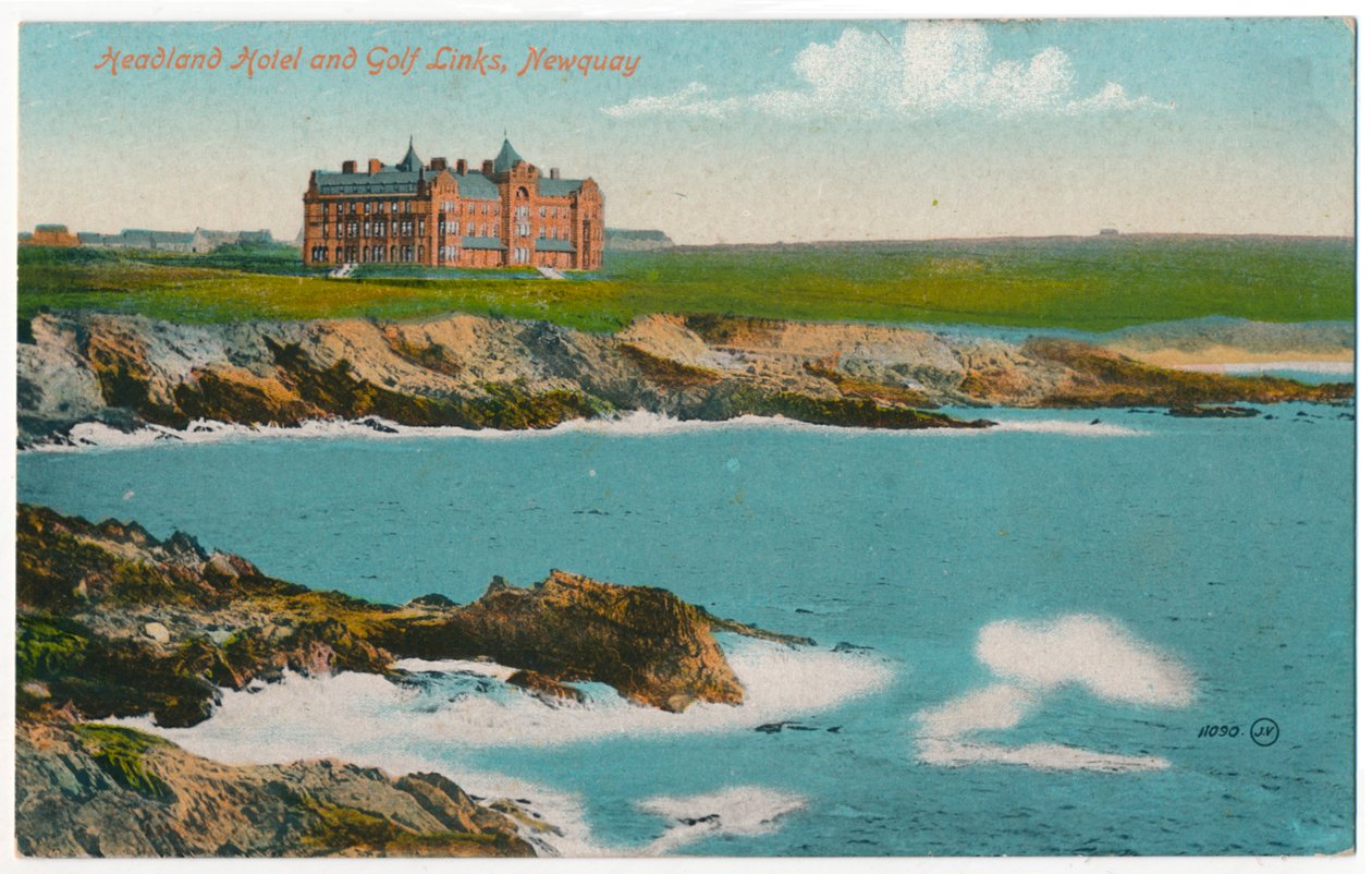 Headland Hotel and Golf Links, Newquay, c1910 af Unbekannt