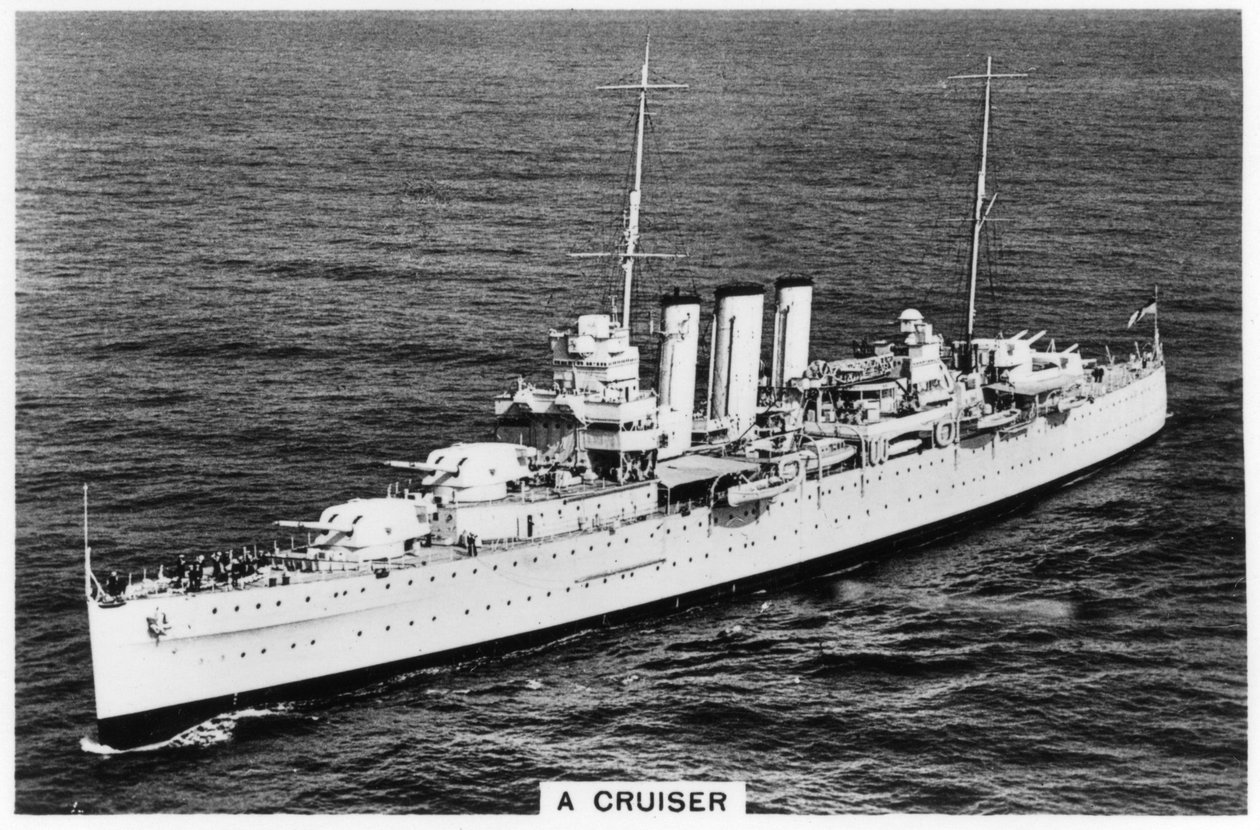 Tung krydser HMS Devonshire, 1937 af Unbekannt