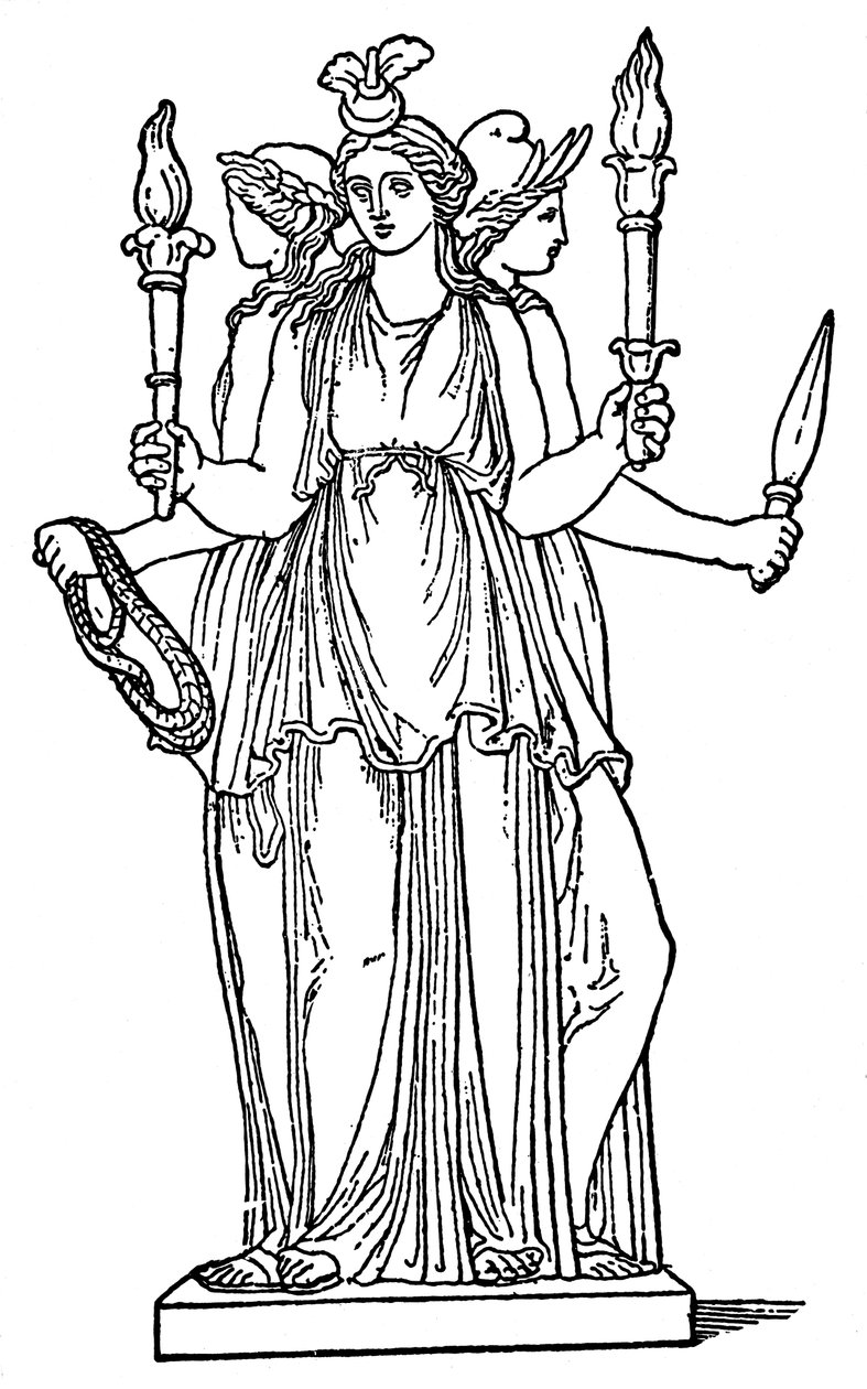 Hecate, gudindemagi, spøgelser og hekseri af Unbekannt