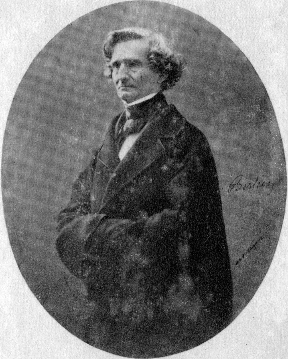 Hector Berlioz, fransk romantisk komponist, c1845-1869 af Unbekannt