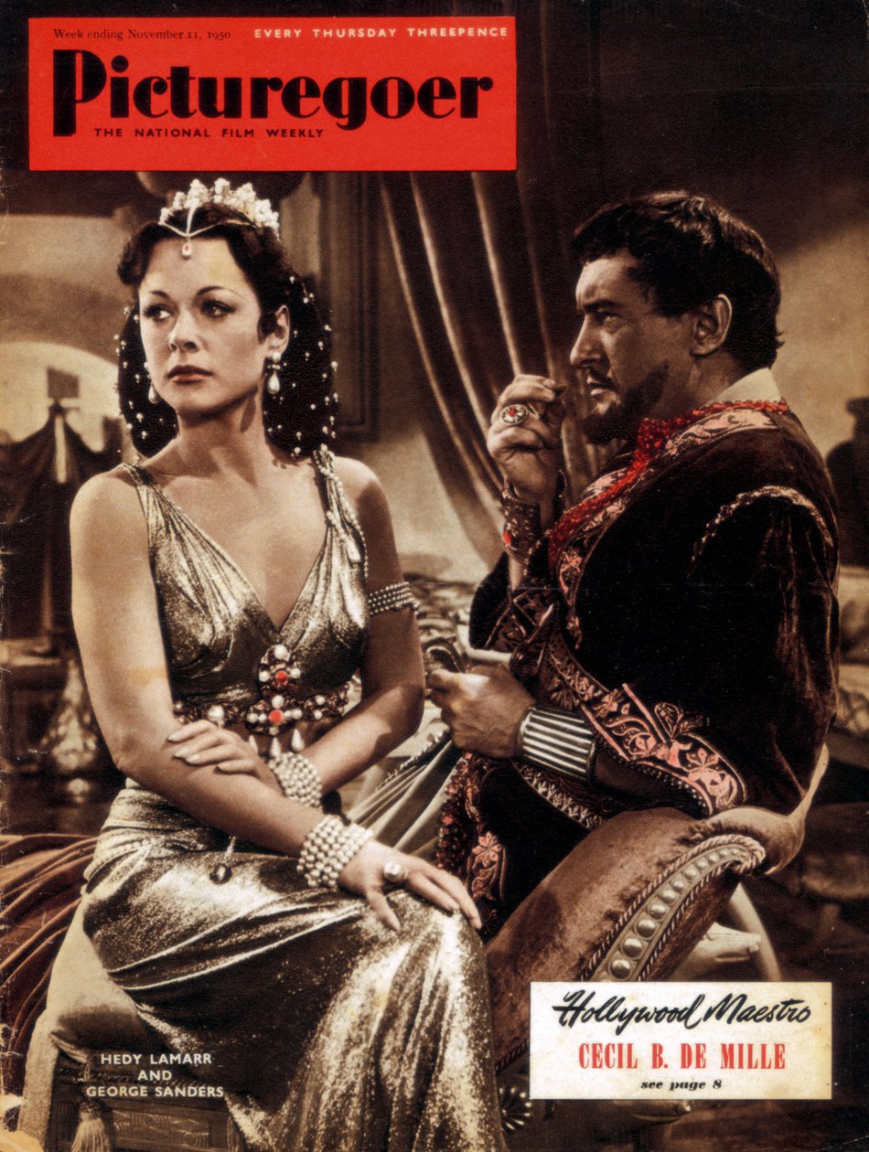 Hedy Lamarr 1914-2000 og George Sanders 1906-1972, skuespillere, 1950 af Unbekannt