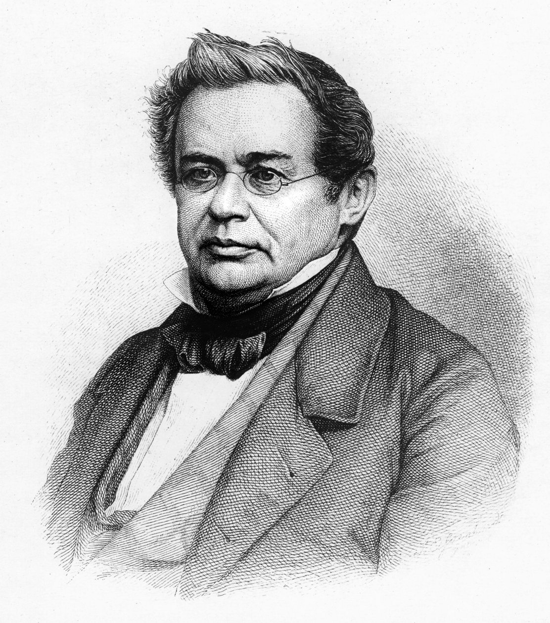 Heinrich Friedrich Emil Lenz, russisk-tysk fysiker, 1800-tallet af Unbekannt