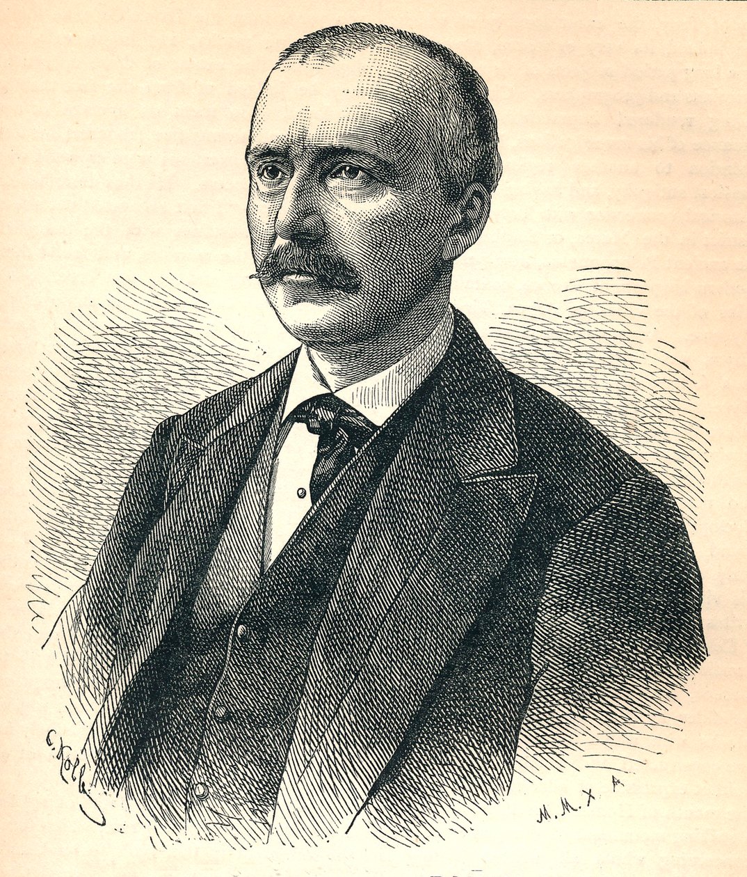 Heinrich Schliemann, 1822-1890, tysk arkæolog, 1893 af Unbekannt