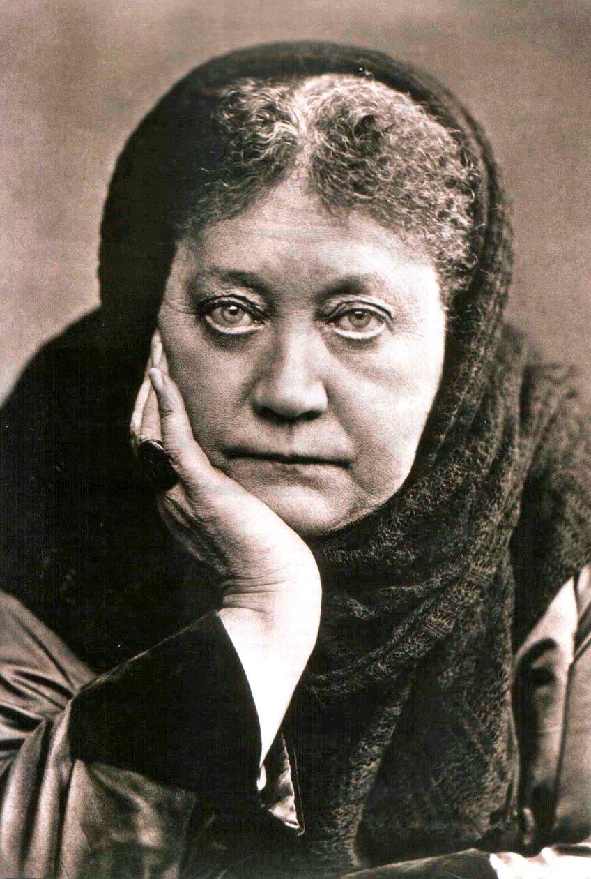 Helena Blavatsky, russisk forfatter og grundlægger af teosofien, 1889 af Unbekannt