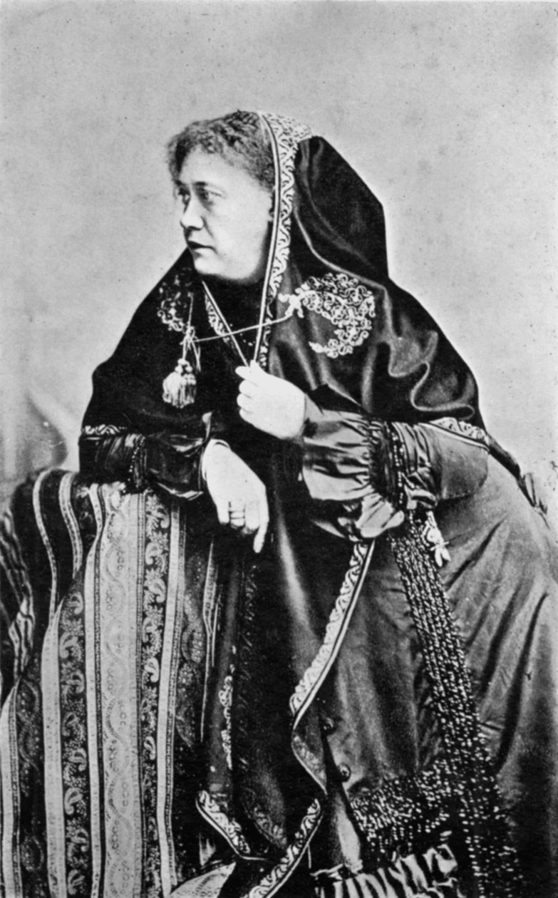 Helena Petrovna Blavatsky, russisk-født amerikansk teosof, 1875 af Unbekannt