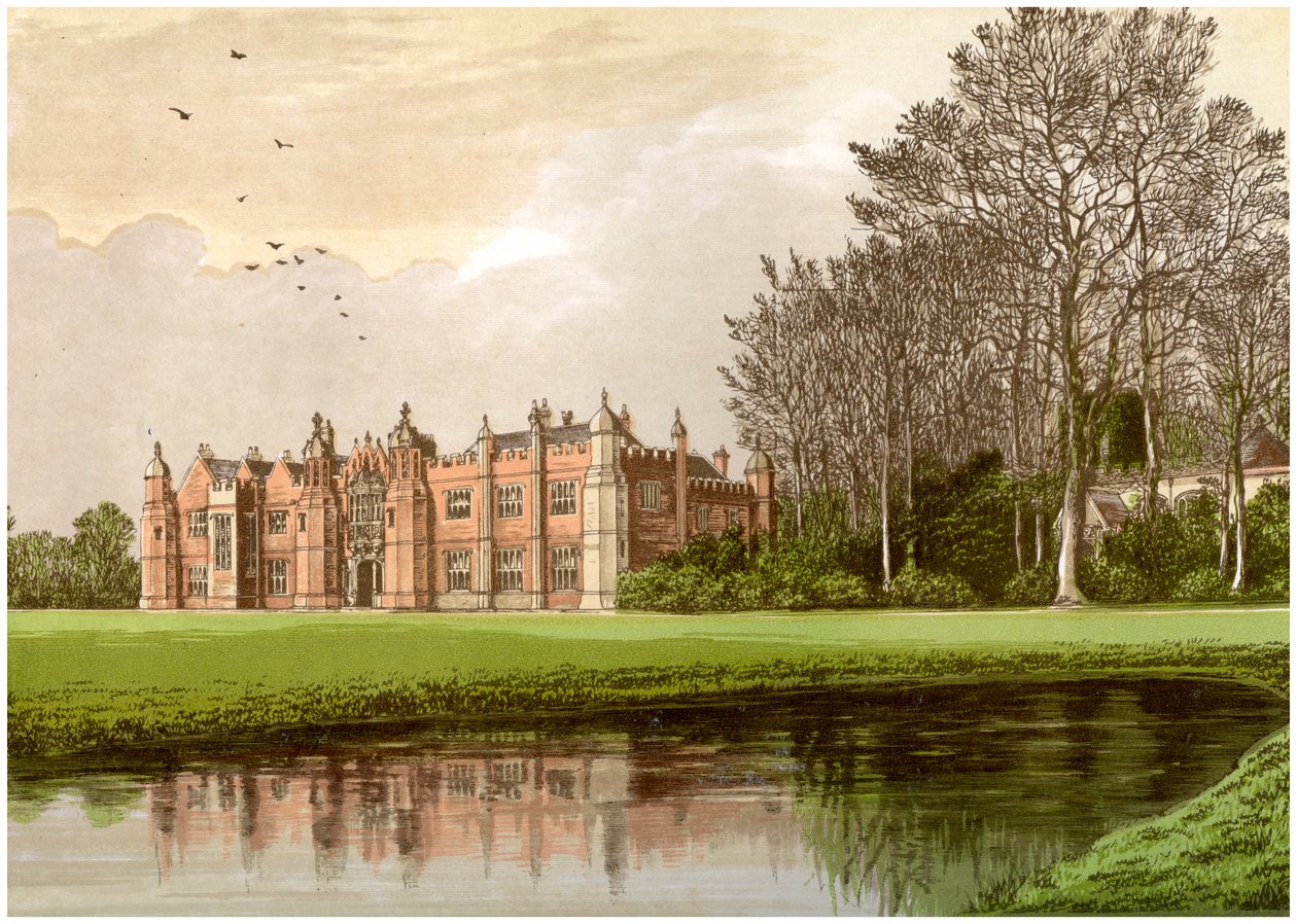 Hengrave Hall, Suffolk, hjem for Gage-familien, c1880 af Unbekannt