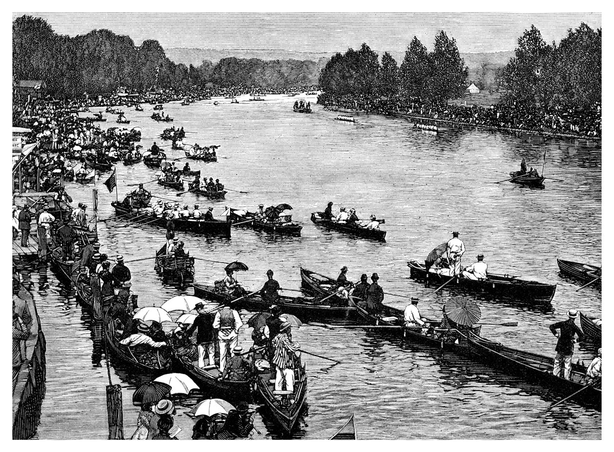 Henley Regatta, Oxfordshire, 1882 af Unbekannt