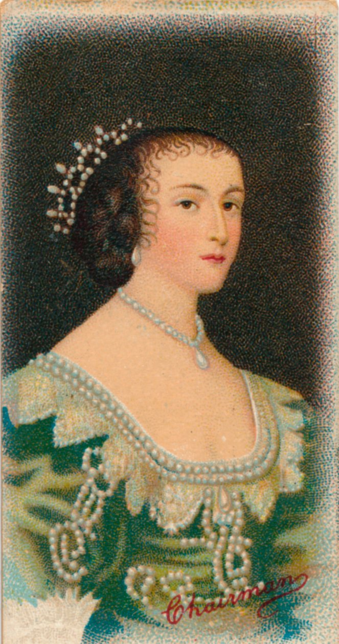 Henrietta Maria af Frankrig 1609-1669, dronningekonsort af England, Skotland og Irland, 1912 af Unbekannt